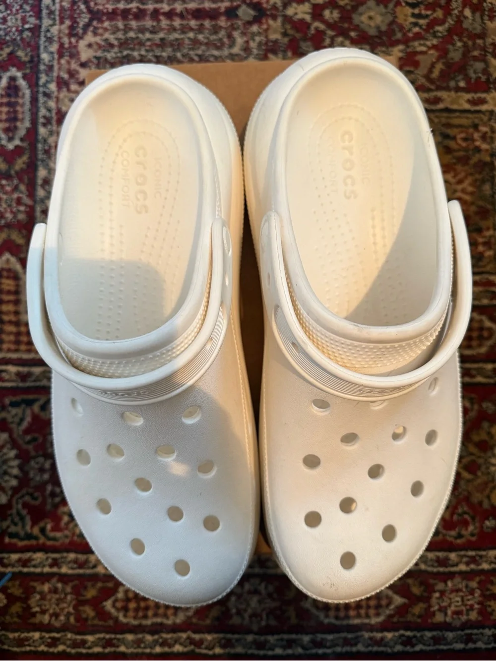 CROCS Classic All-White Slip-On Clog